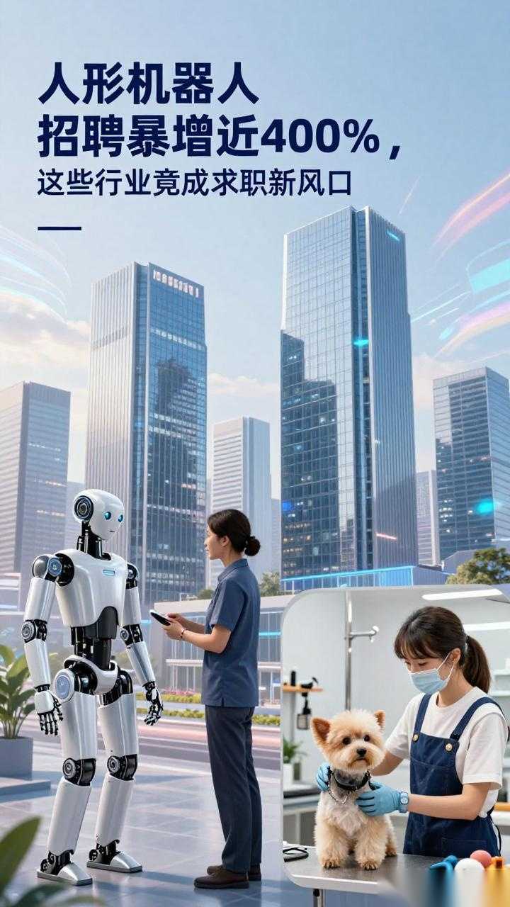人形机器人招聘暴增近400%，这些行业竟成求职新风口