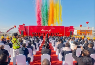 中交一航局助力产业兴疆！ 乌鲁木齐空间金属（中亚）产业园盛大开工(图1)