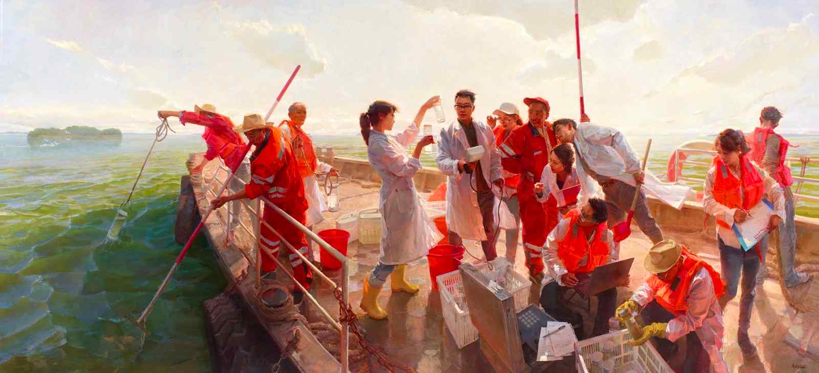 图11 最美太湖水 商亚东 油画 230×500cm 2019 中国美术馆藏.jpg