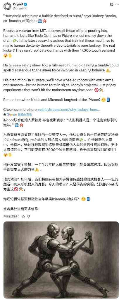 人形机器人泡沫破裂？专家警示安全与能耗难题(图3)